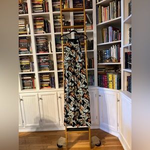 Forever 21 Tropical Leaf Print Maxi Dress—NWOT